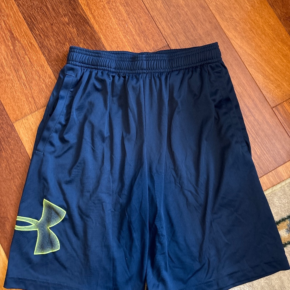 Men’s Navy Under Armour Shorts - Size S